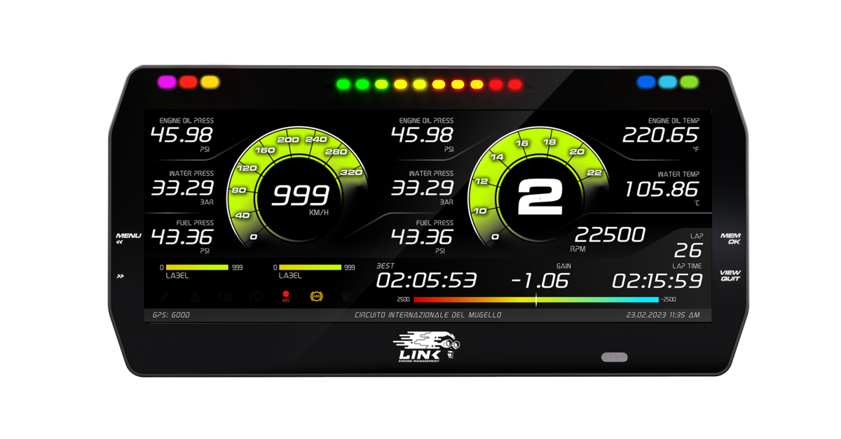 LINK MXT Strada 10" Dash Display - Race Version