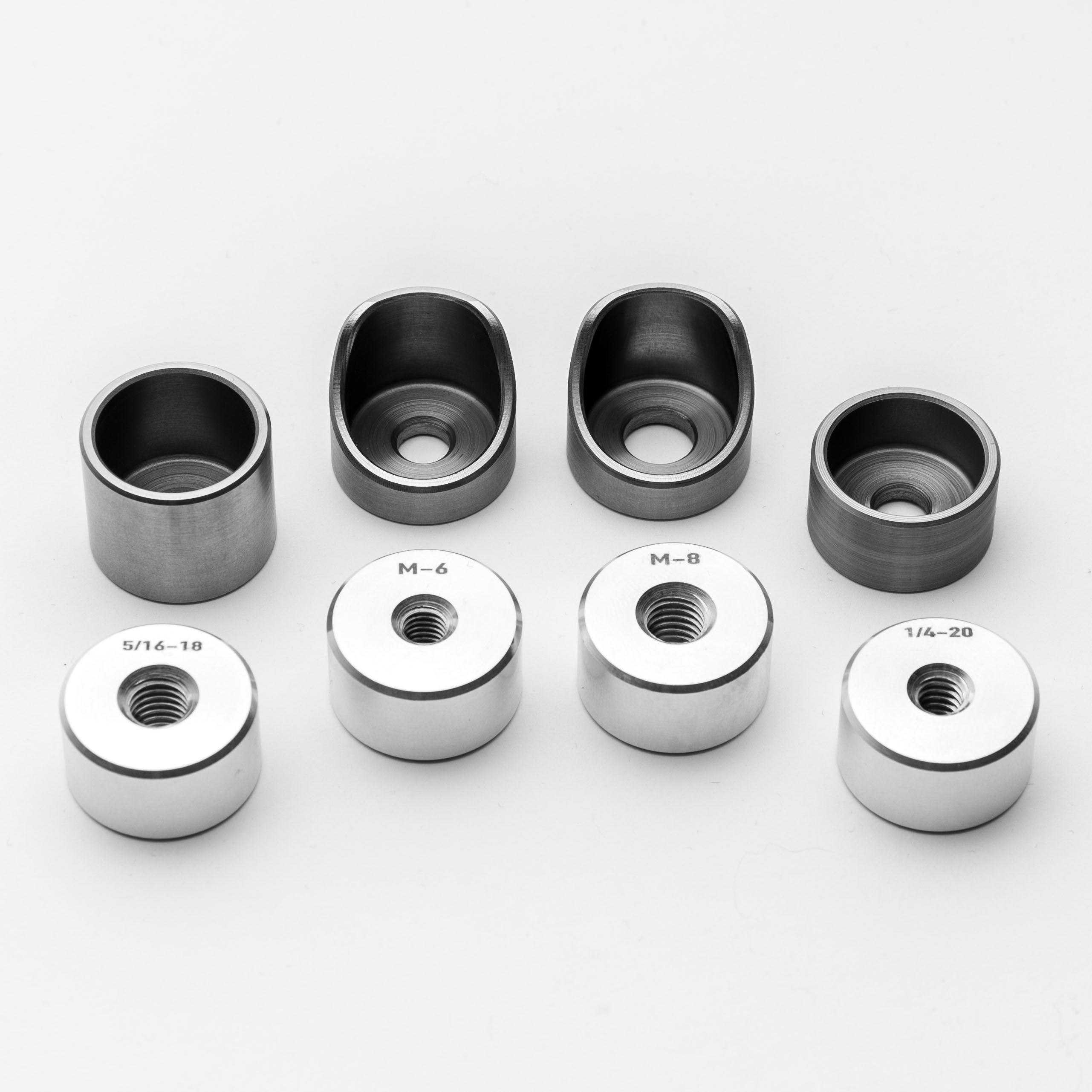 411WORKS Steel Cups w/ Aluminum Bungs