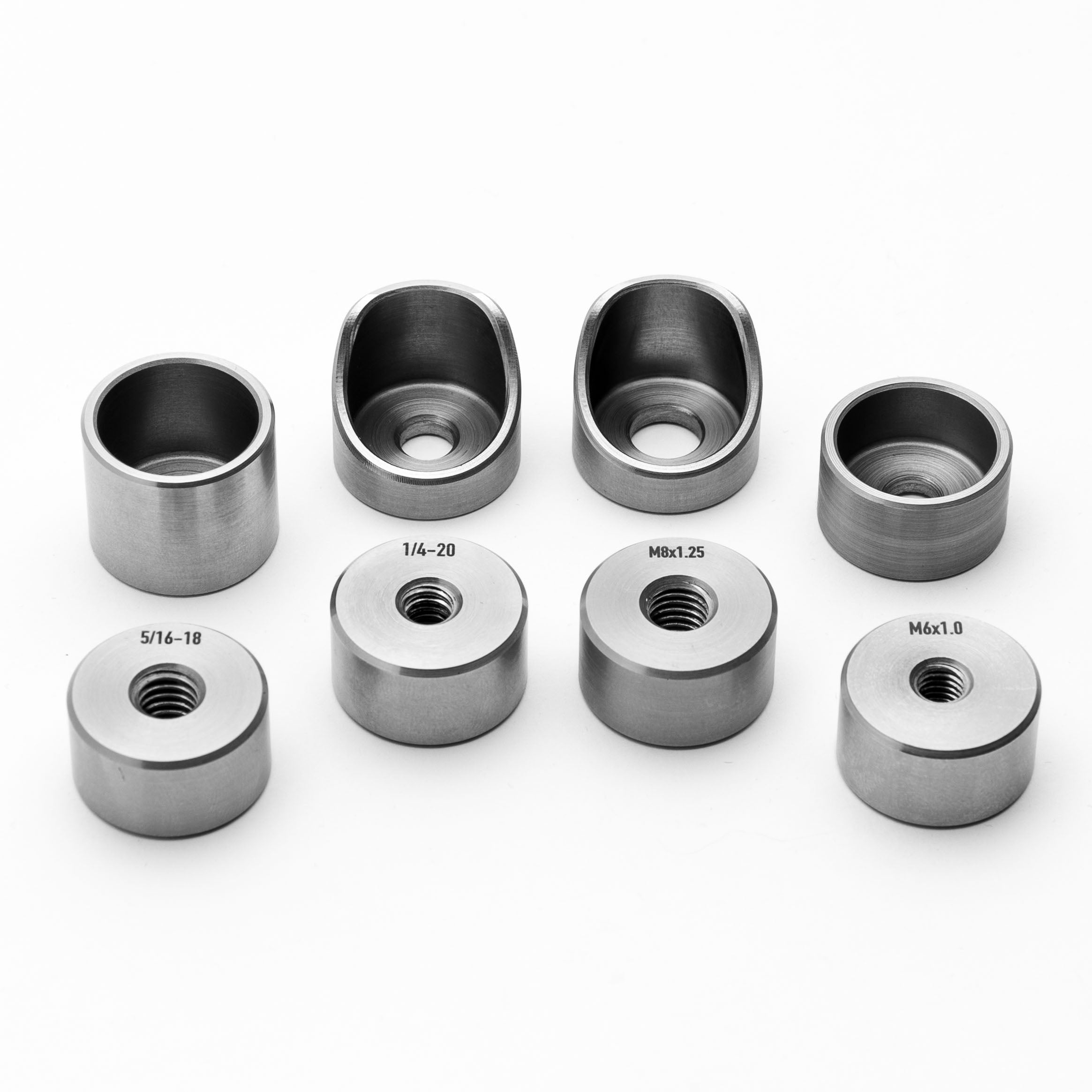 411WORKS Steel Cups w/ Steel Bungs