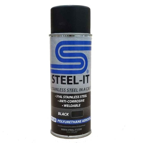 14oz Steel-It Black Cans