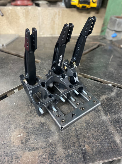 Alaria Tech Weld-in Tilton 600 series floor mount Pedal Box bracket