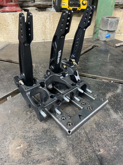 Alaria Tech Weld-in Tilton 600 series floor mount Pedal Box bracket